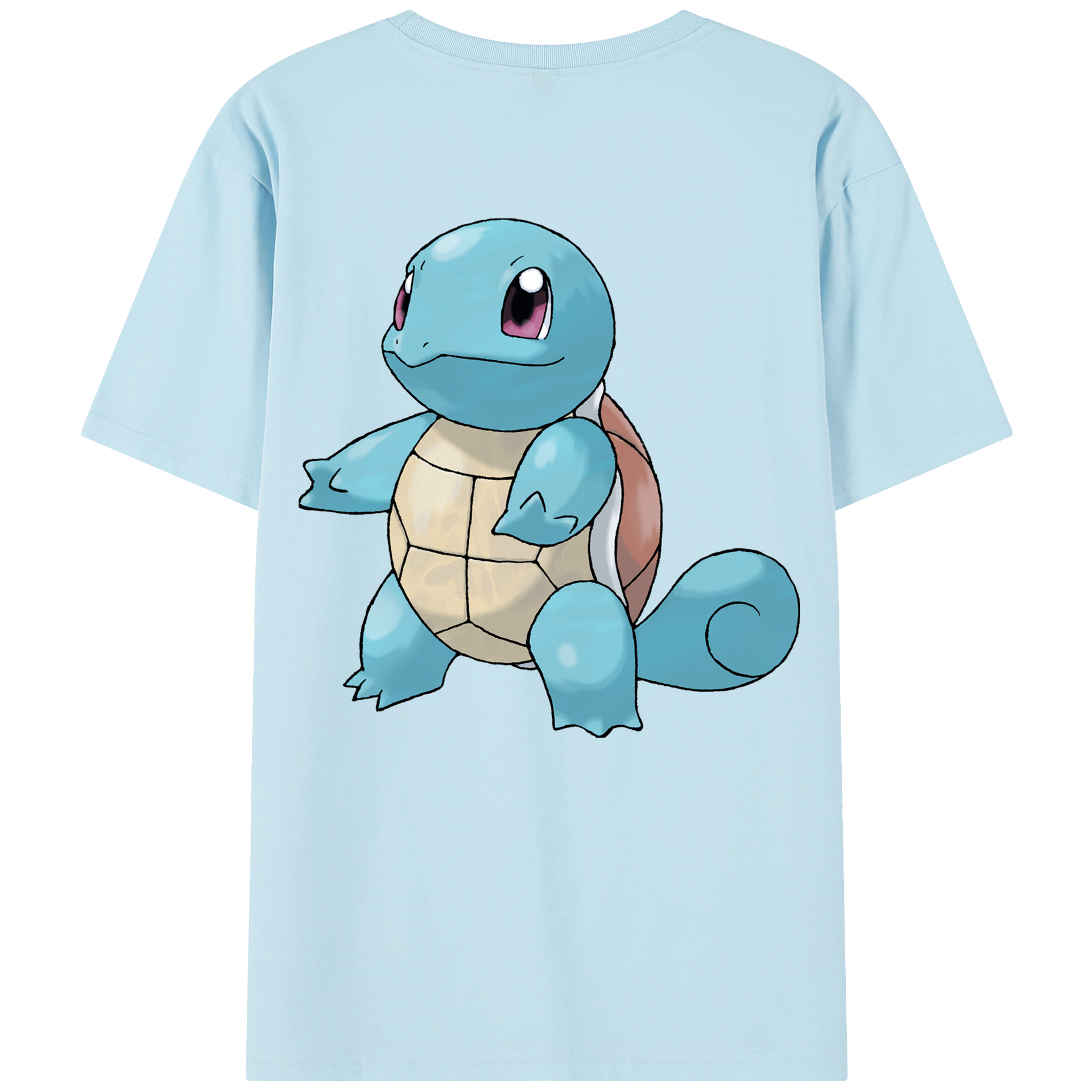 （画像用） ポケットモンスター Pokémon 綿100％半袖Tシャツ（背面プリント）